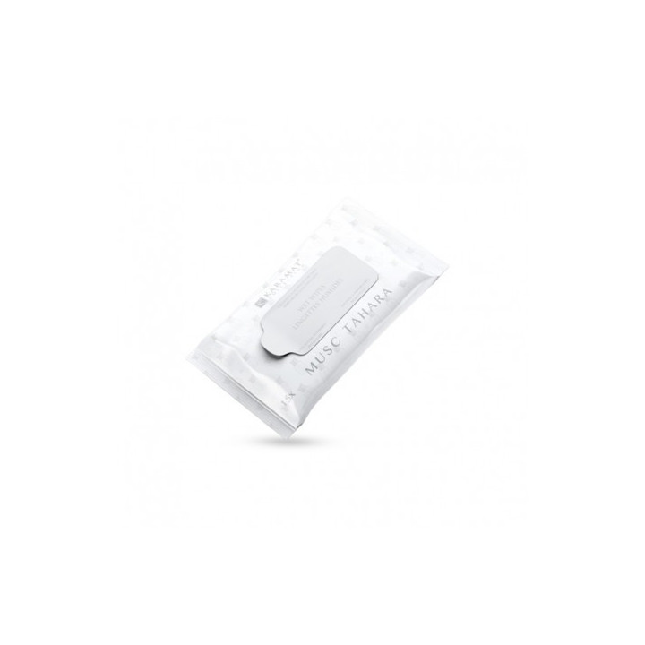 Lingettes nettoyantes parfumées Musc Tahara | Sans alcool ni paraben