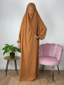 Jilbab 1 Pièce Camel...