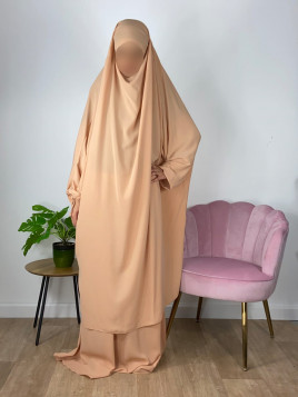 Jilbab 2 pièces beige 153...
