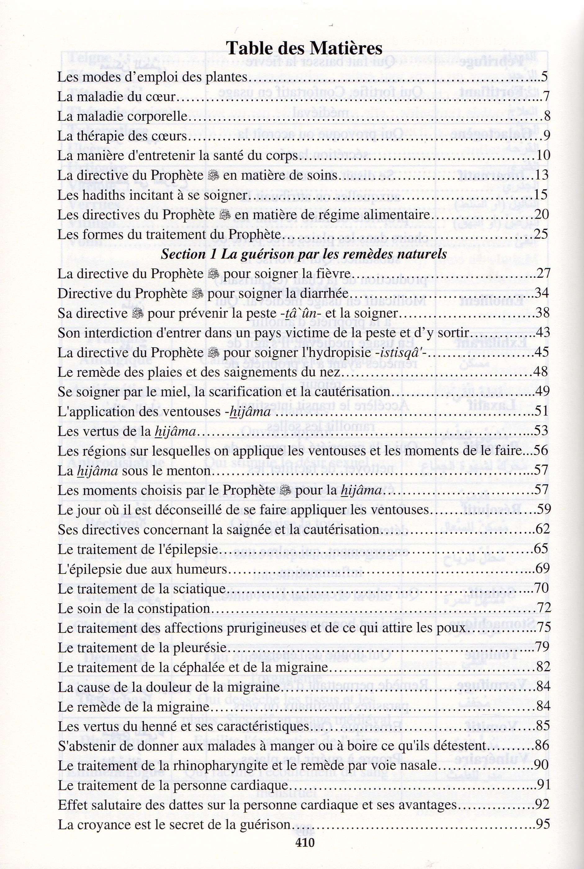 Commentaires sur l'authentique de la médecine prophétique