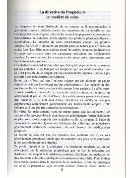 Commentaires sur l'authentique de la médecine prophétique