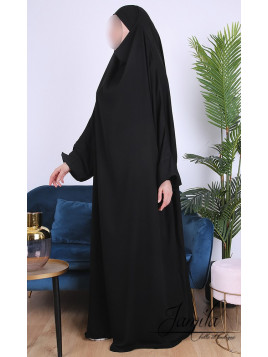 Jilbab 1 Pièce  Noir -...