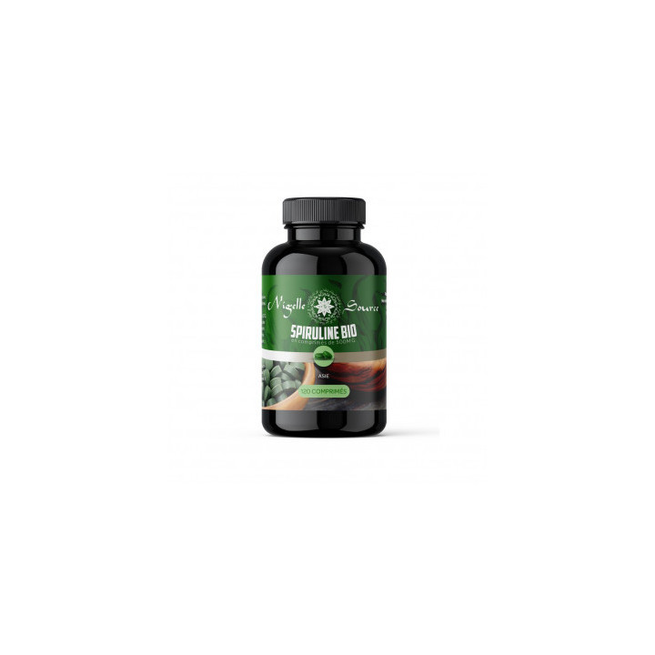 Spiruline Bio 120 comprimés | Marque Nigelle Source