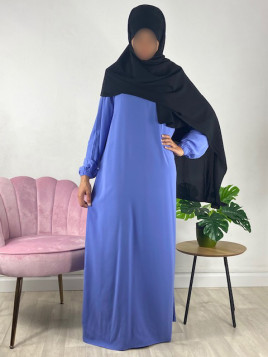 Abaya simple He Bleu violet...