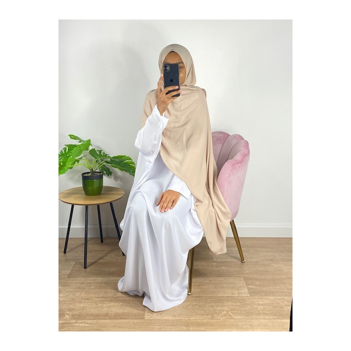 Hijab Soie de Médine - Blanc