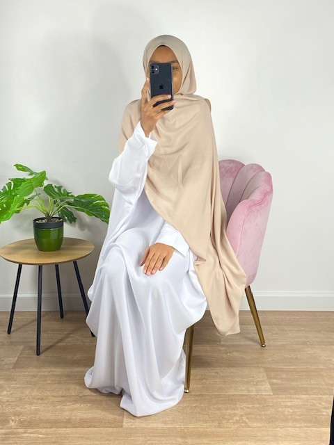 Hijab Soie de Médine - Blanc