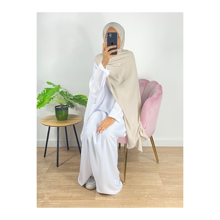 Hijab Soie de Médine - Blanc