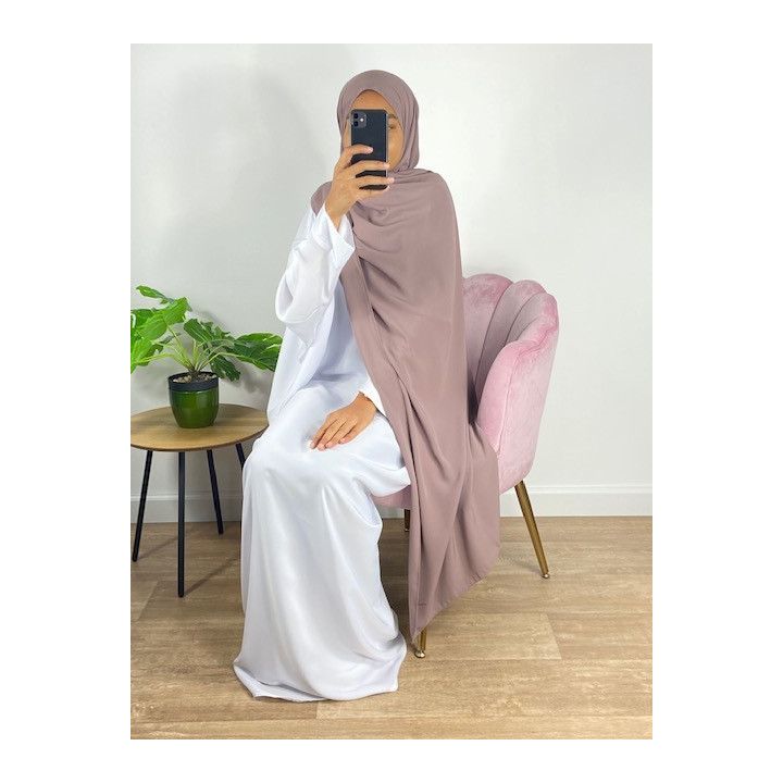 Hijab Soie de Médine - Blanc