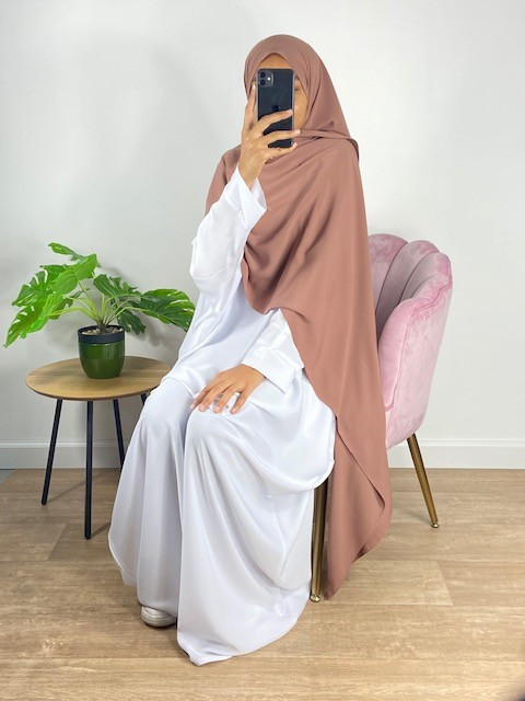 Hijab Soie de Médine - Blanc