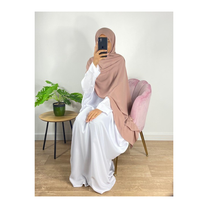 Hijab Soie de Médine - Blanc