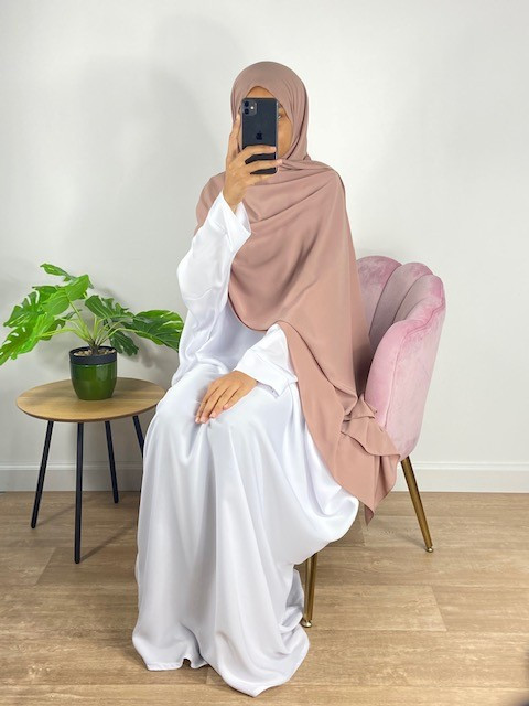 Hijab Soie de Médine - Blanc