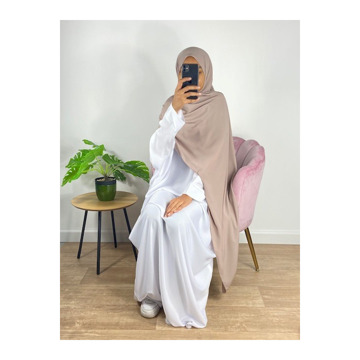 Hijab Soie de Médine - Blanc