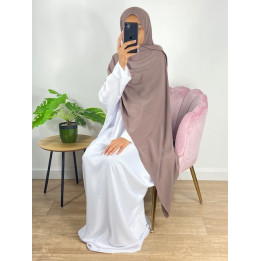 Hijab Soie de Médine - Blanc