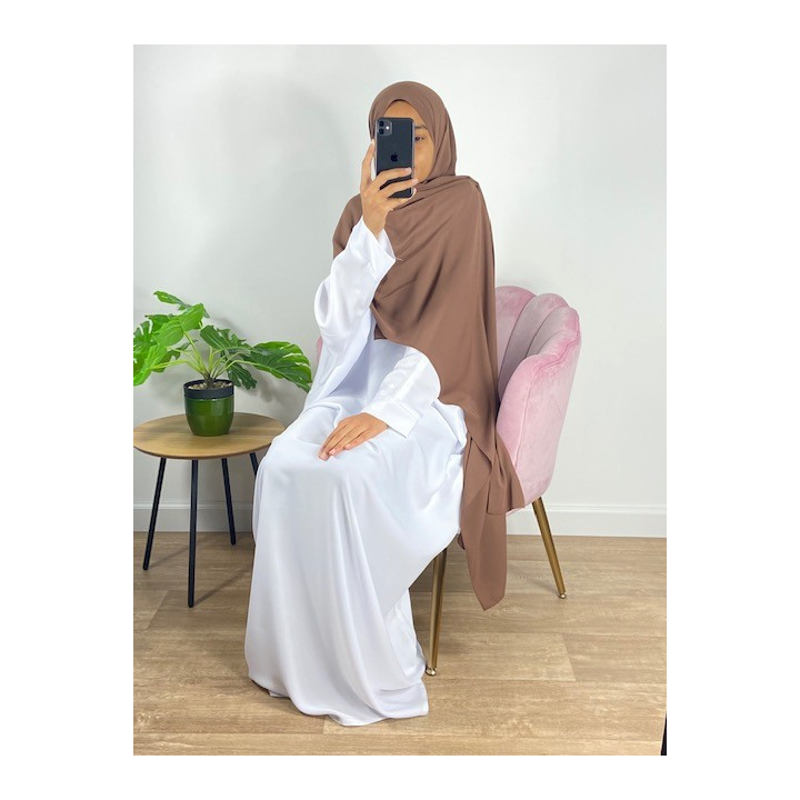 Hijab Soie de Médine - Blanc