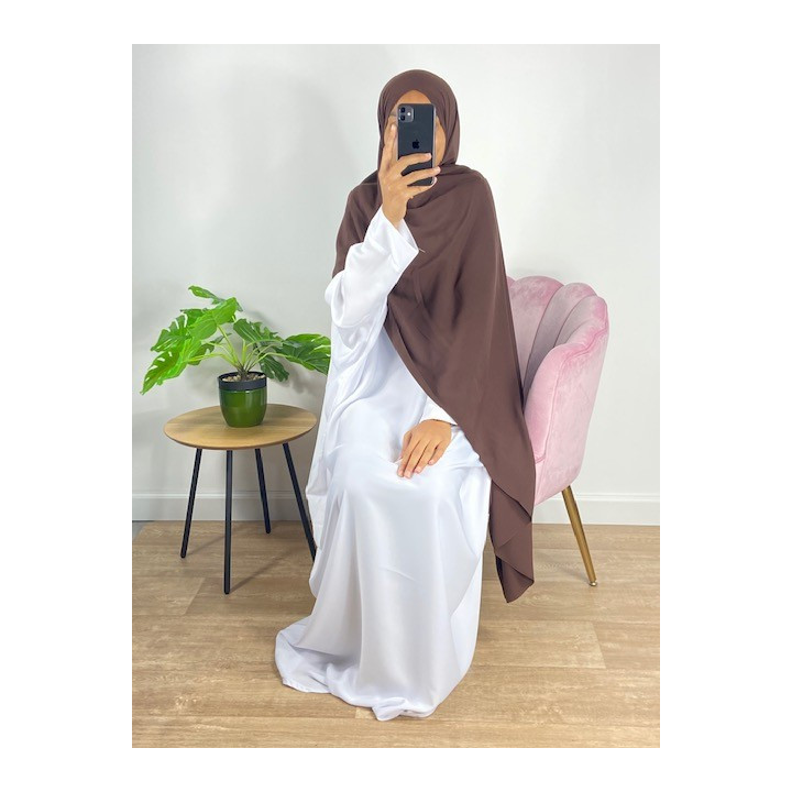 Hijab Soie de Médine - Blanc
