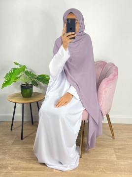 Hijab soie de médine violet...