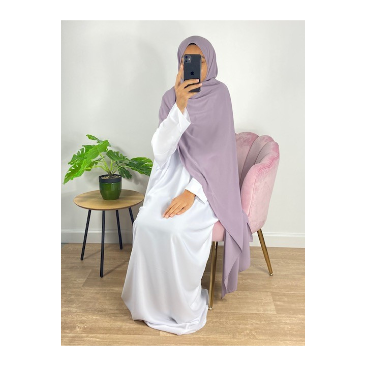 Hijab Soie de Médine - Blanc