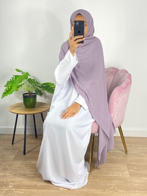 Hijab Soie de Médine - Blanc