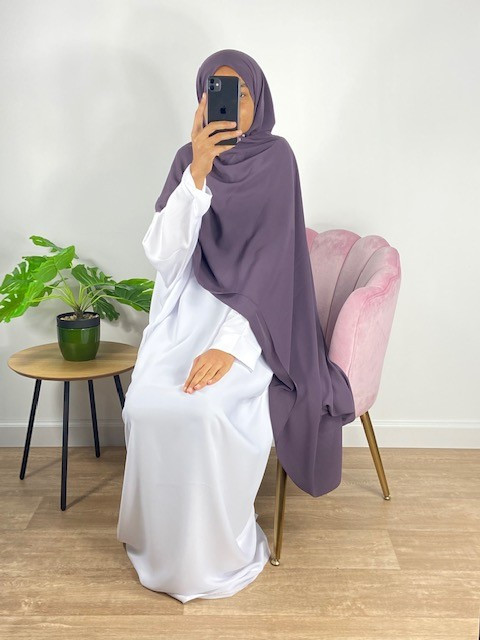 Hijab Soie de Médine - Blanc