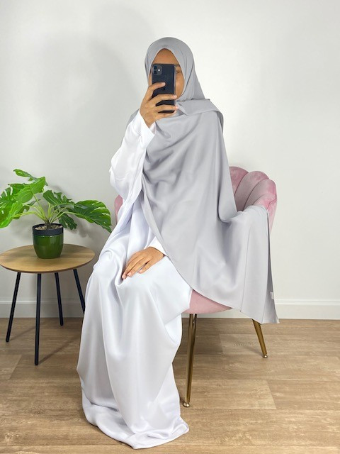 Hijab Soie de Médine - Blanc