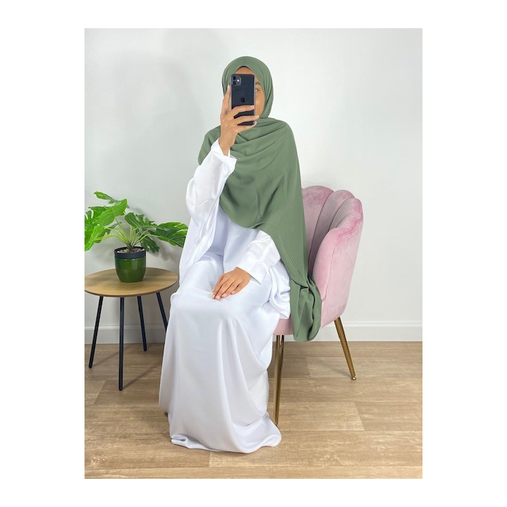 Hijab Soie de Médine - Blanc