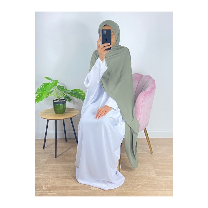 Hijab Soie de Médine - Blanc
