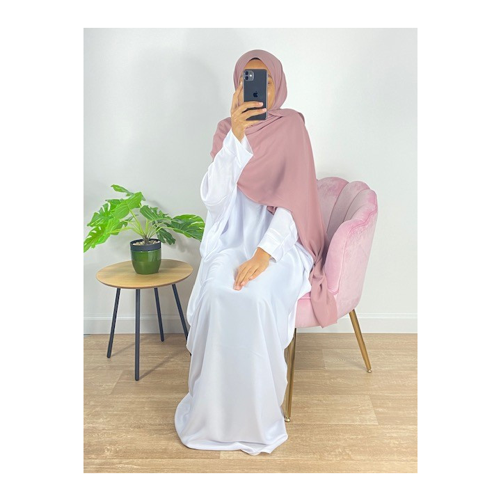 Hijab Soie de Médine - Blanc