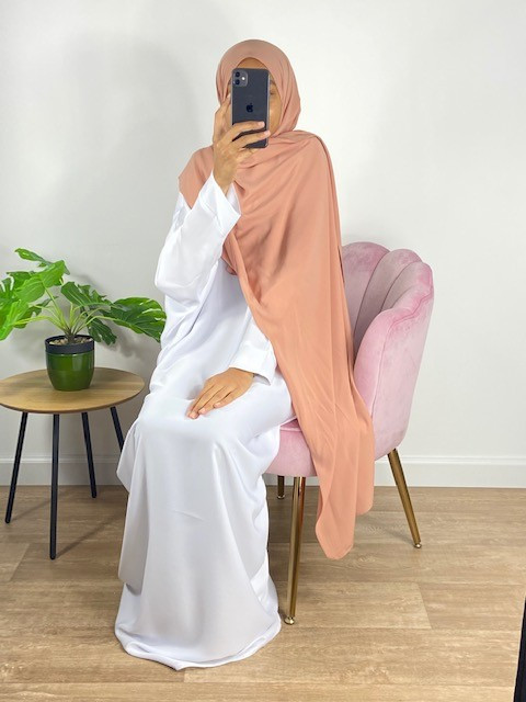 Hijab Soie de Médine - Blanc