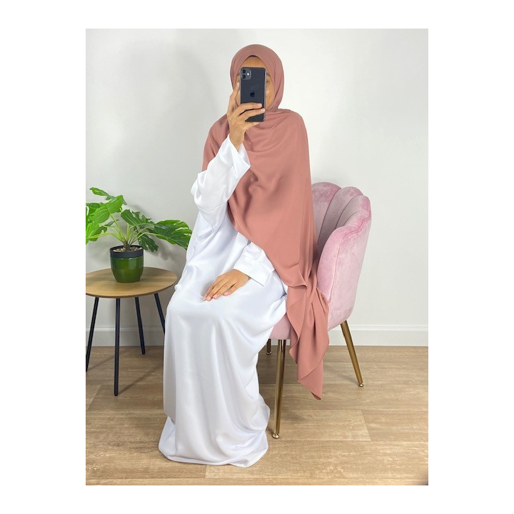 Hijab Soie de Médine - Blanc