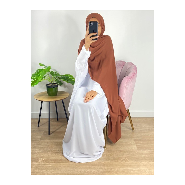 Hijab Soie de Médine - Blanc
