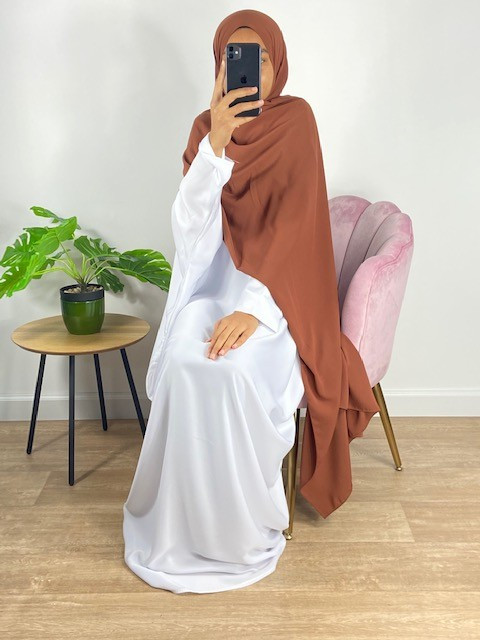 Hijab Soie de Médine - Blanc