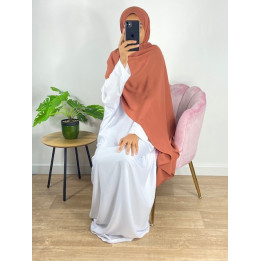 Hijab Soie de Médine - Blanc