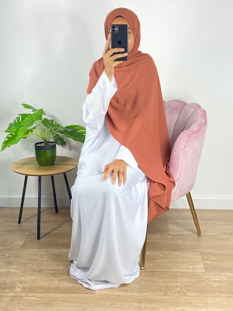 Hijab Soie de Médine - Blanc