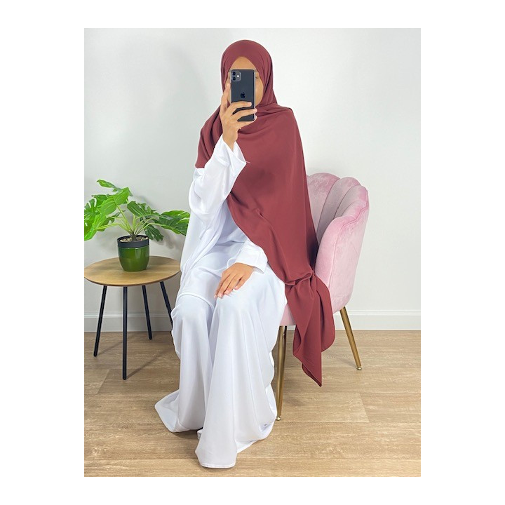 Hijab Soie de Médine - Blanc