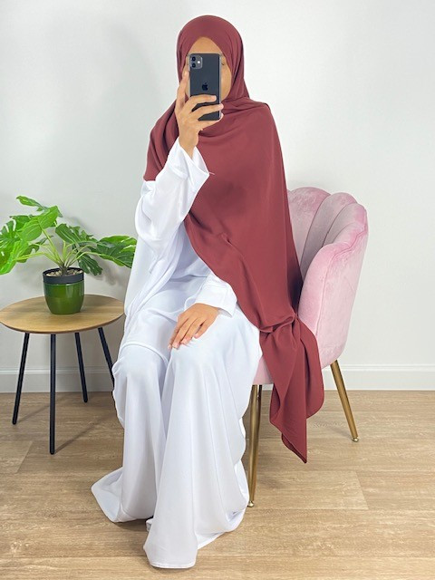Hijab Soie de Médine - Blanc
