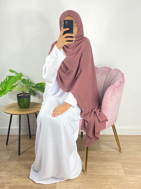 Hijab Soie de Médine - Blanc