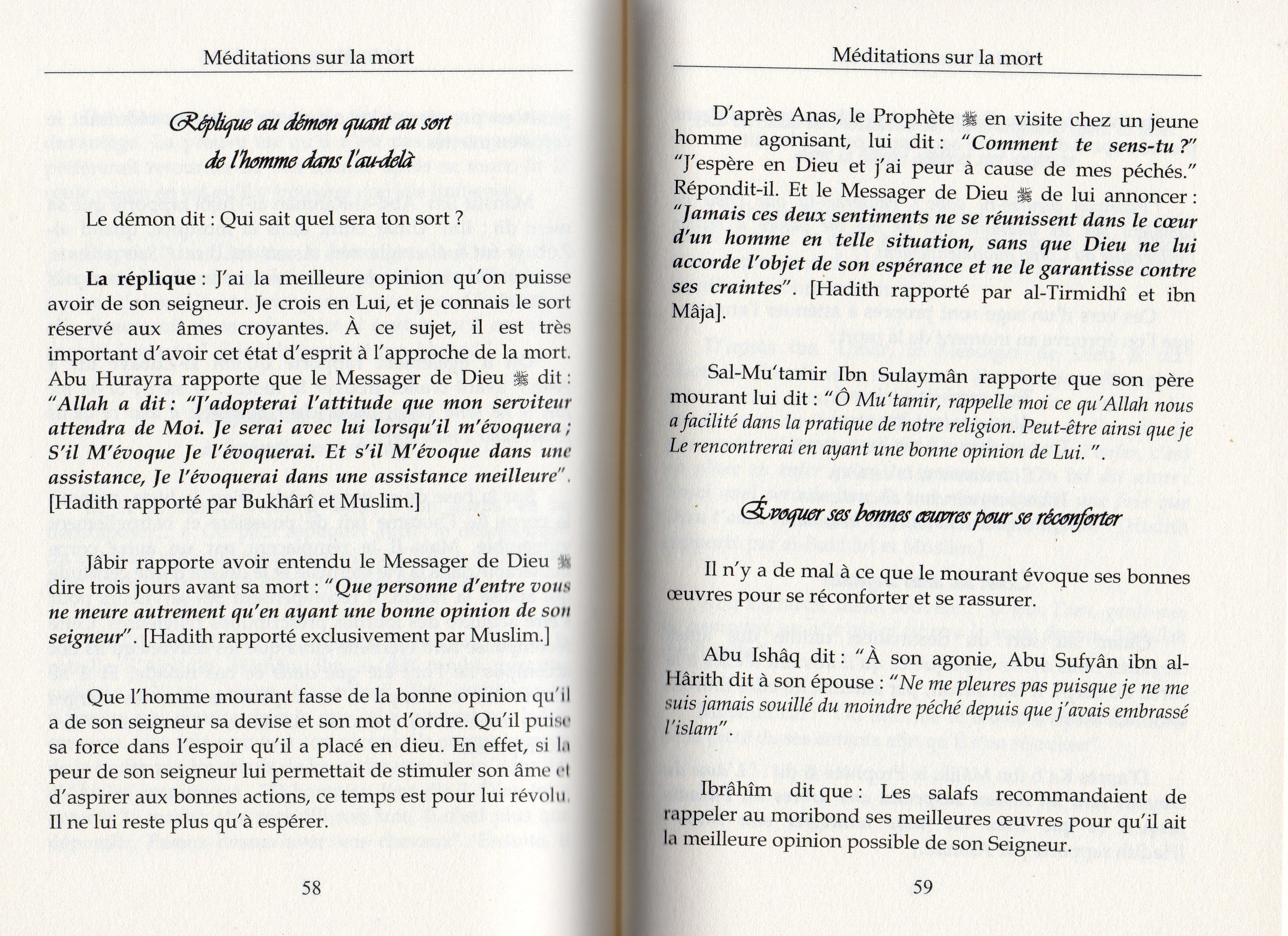 MEDITATIONS SUR LA MORT