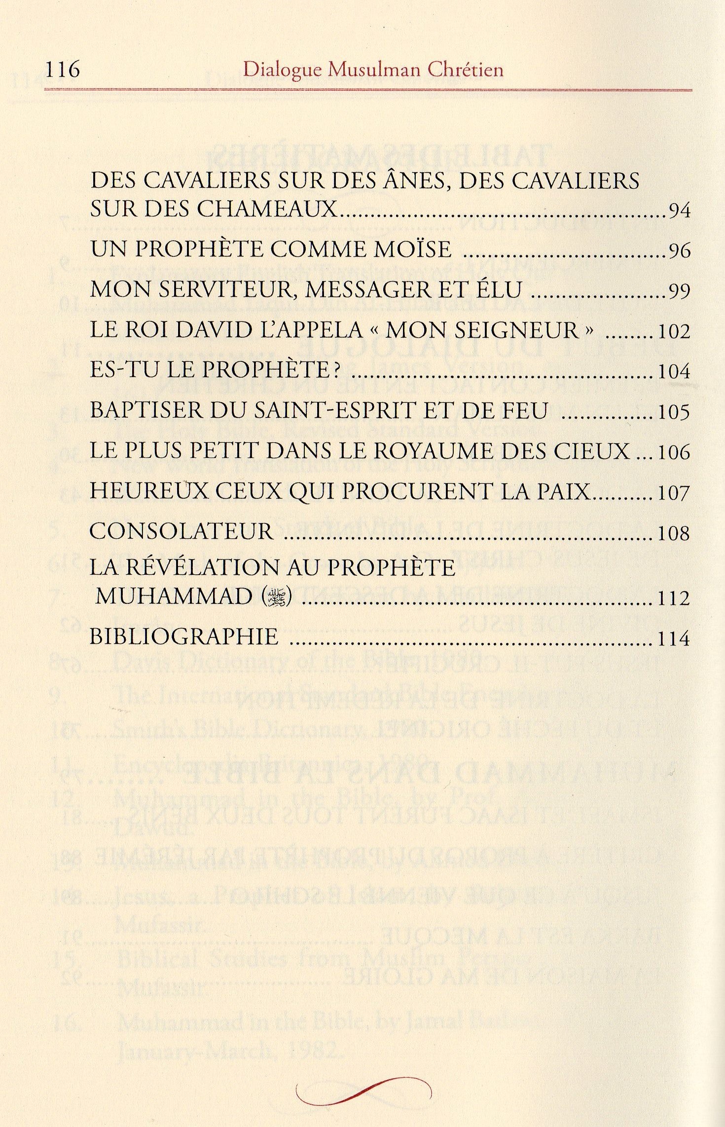 Dialogues Musulman Chrétien