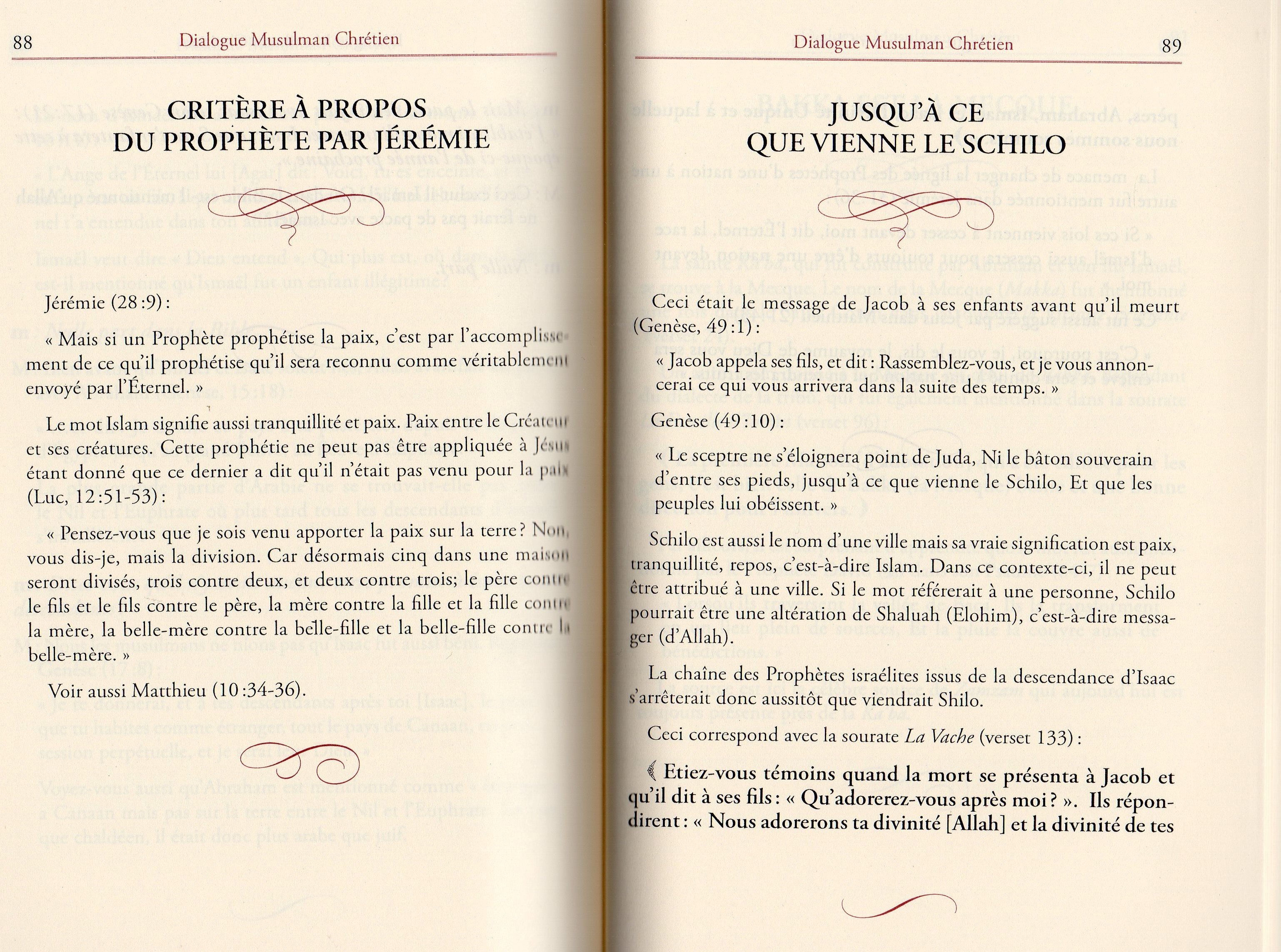 Dialogues Musulman Chrétien