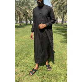 Qamis Saoudien Bleu nuit - Coton