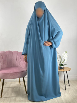 Jilbab 1 Pièce 82 bleu jean...