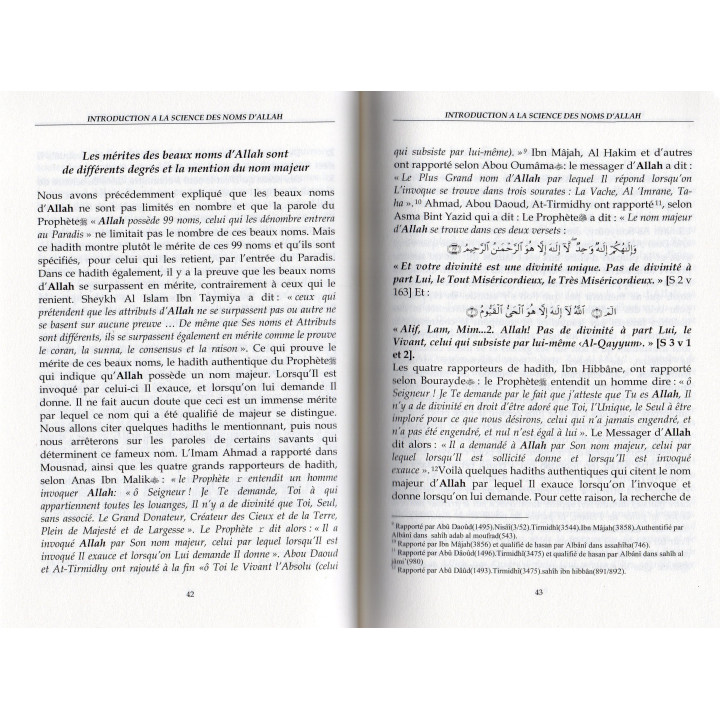 Explication des noms d'ALLAH 