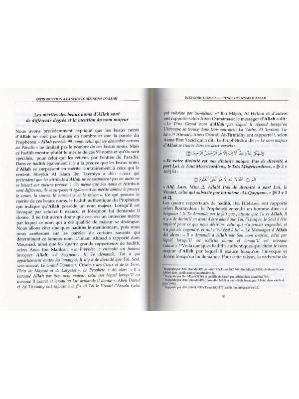 Explication des noms d'ALLAH 