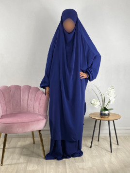 Jilbab 2 pièces Bleu foncé...