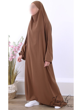 Jilbab 1 Pièce  marron...