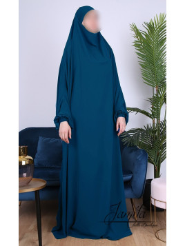 Jilbab 1 Pièce Bleu canard...
