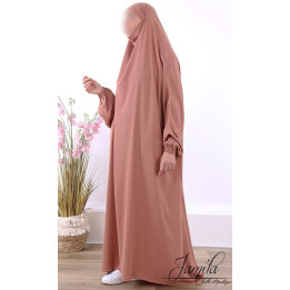 Jilbab 1 Pièce Taupe rosé 2314 - Microfibre - Jamila