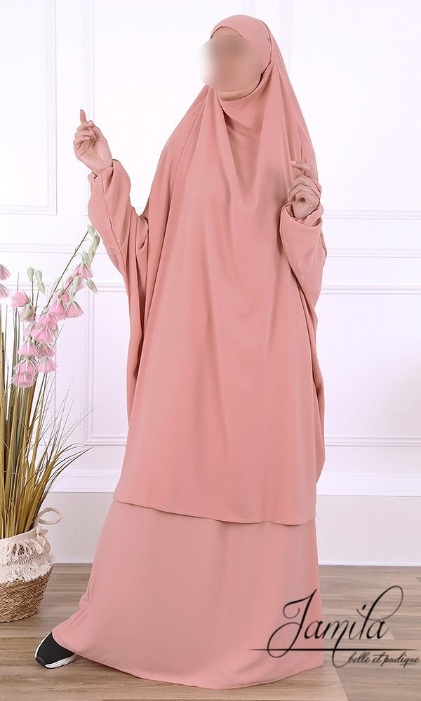 Jilbab 2 pièces jupe - Rotana Nude 2568 - Jamila