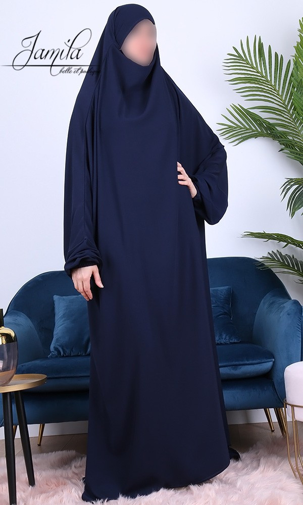 Jilbab 1 pièce - Rotana Bleu nuit 187 - Jamila