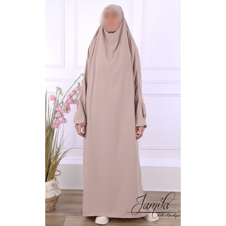 Jilbab 1 pièce - Beige 18 - Jamila
